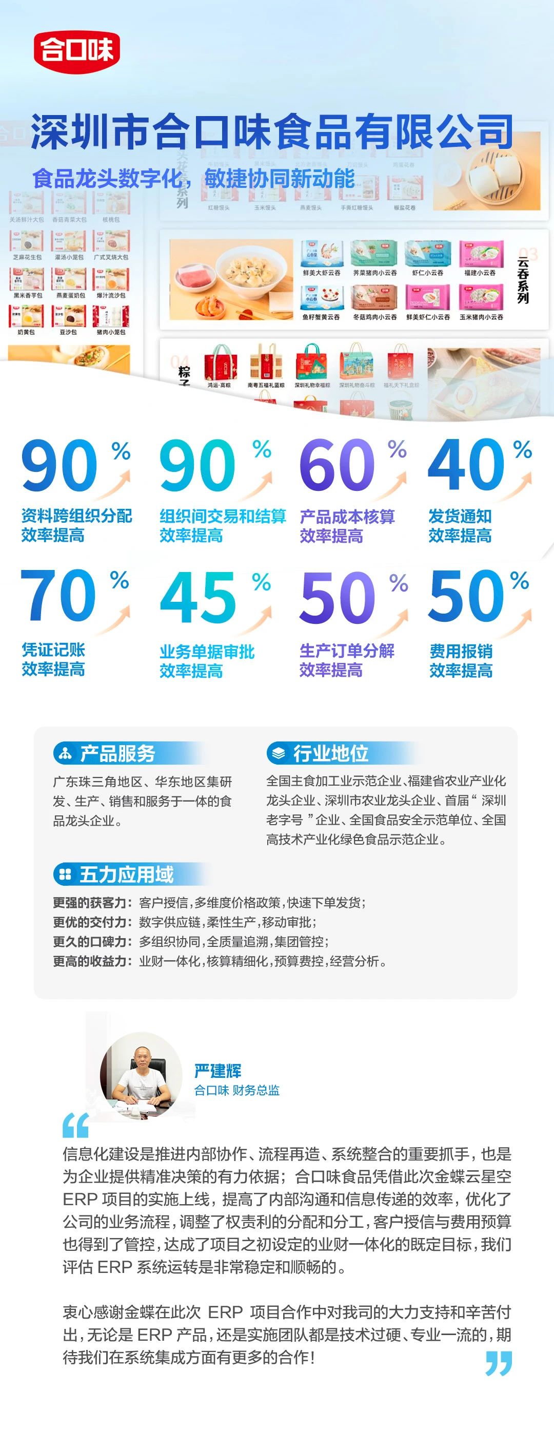 合口味：食品龍頭數(shù)字化，敏捷協(xié)同新動(dòng)能